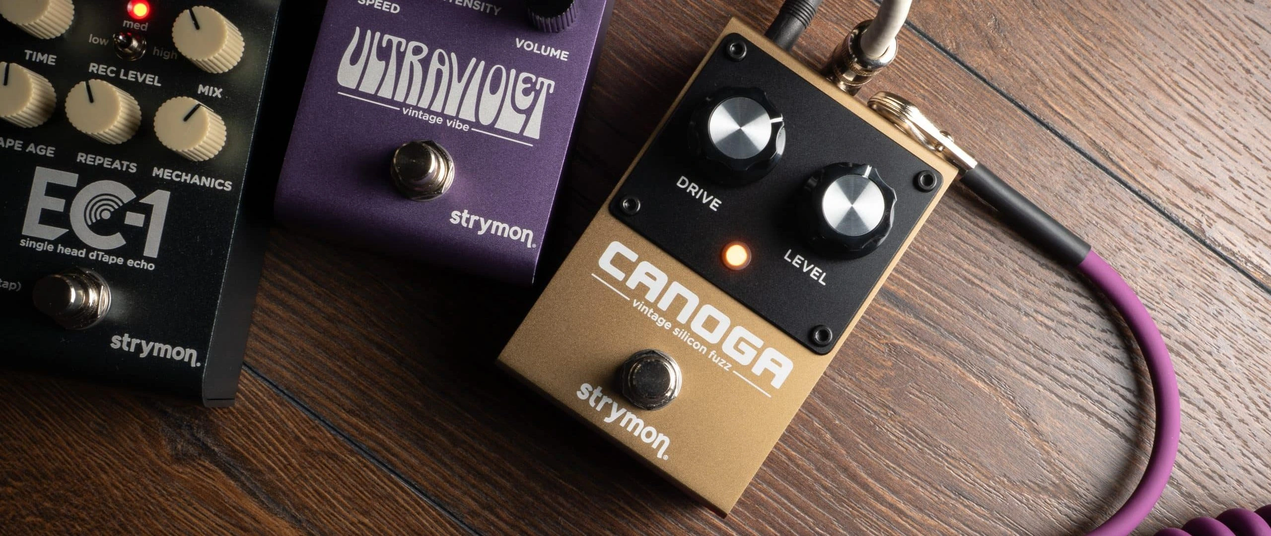pedal de fuzz strymon canoga