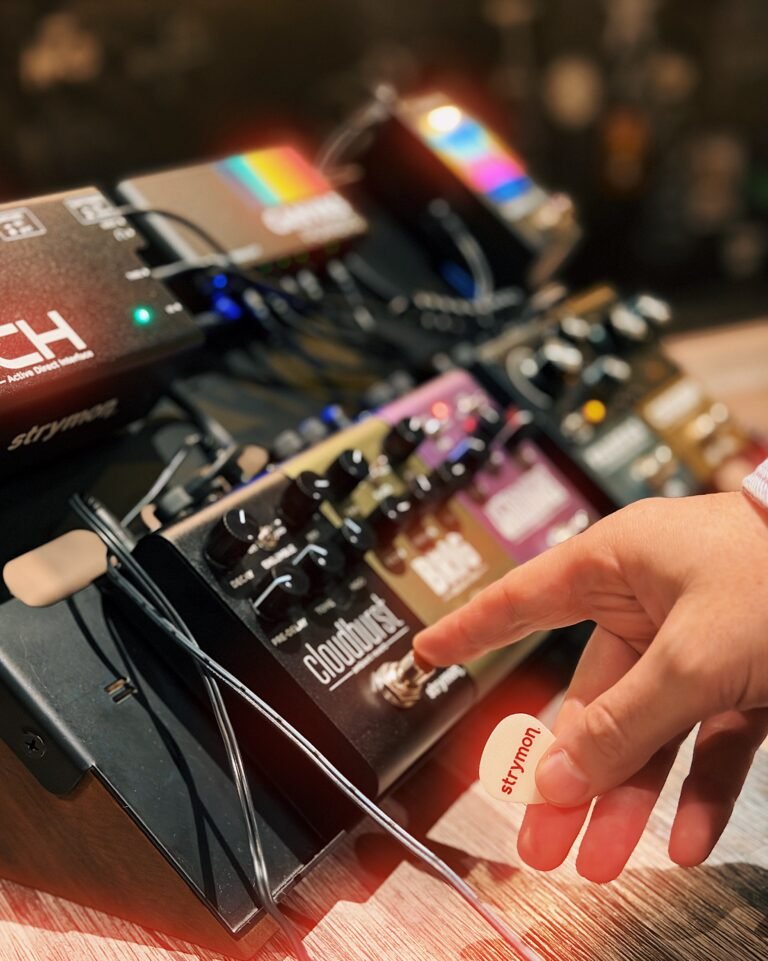 Fiesta de lanzamiento Strymon en Pedaldealer