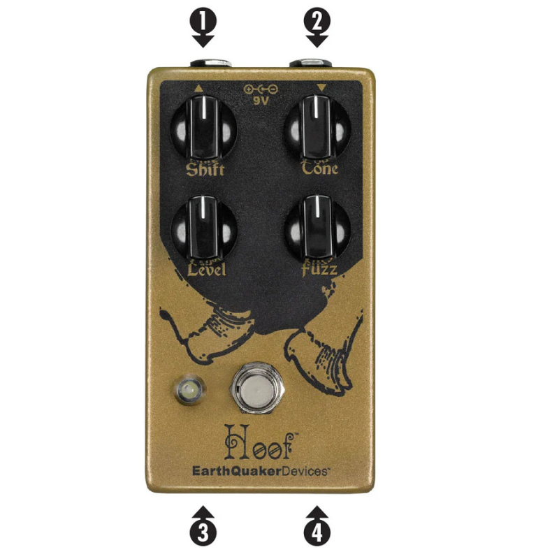 controles del pedal hoof de eqd