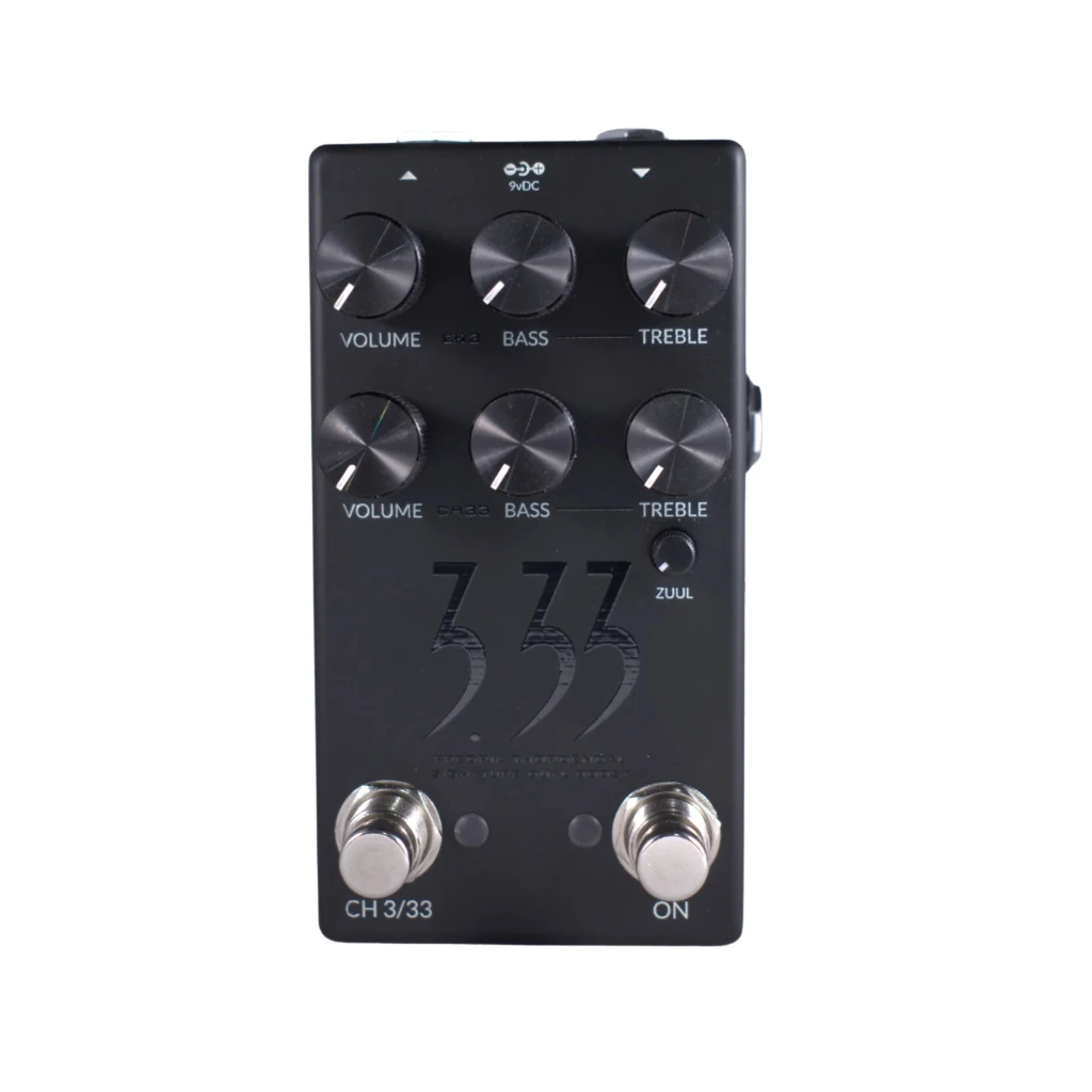Pedal Fortin 3.33 Fredrik Thordendal Signature, dual boost con 2 canales, EQ activo y noise gate integrado para metal.